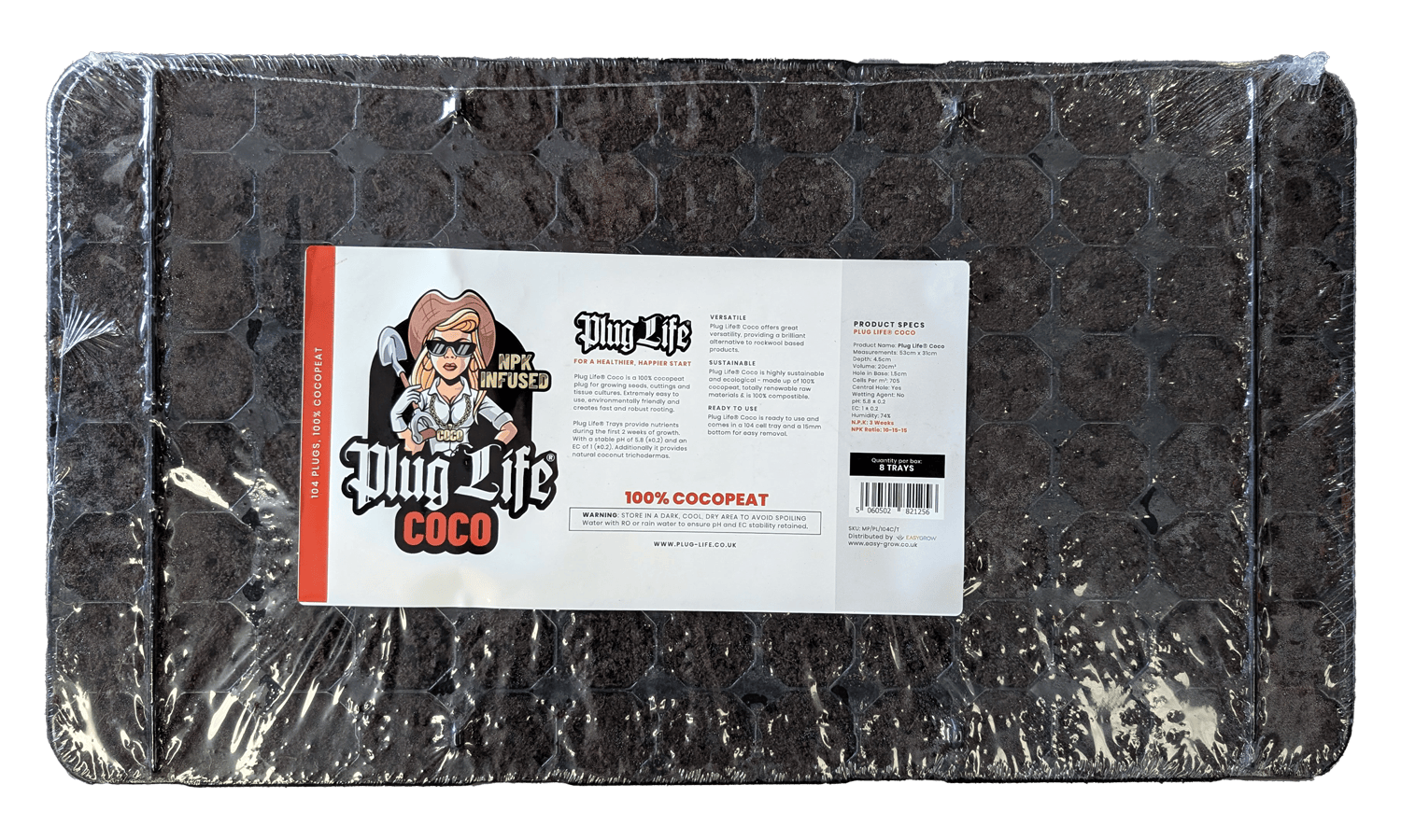 plug life coco tray plant propagation